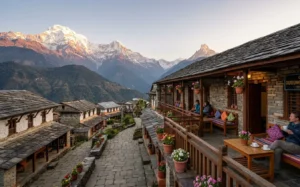 remote work in Ghandruk Nepal