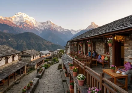 remote work in Ghandruk Nepal