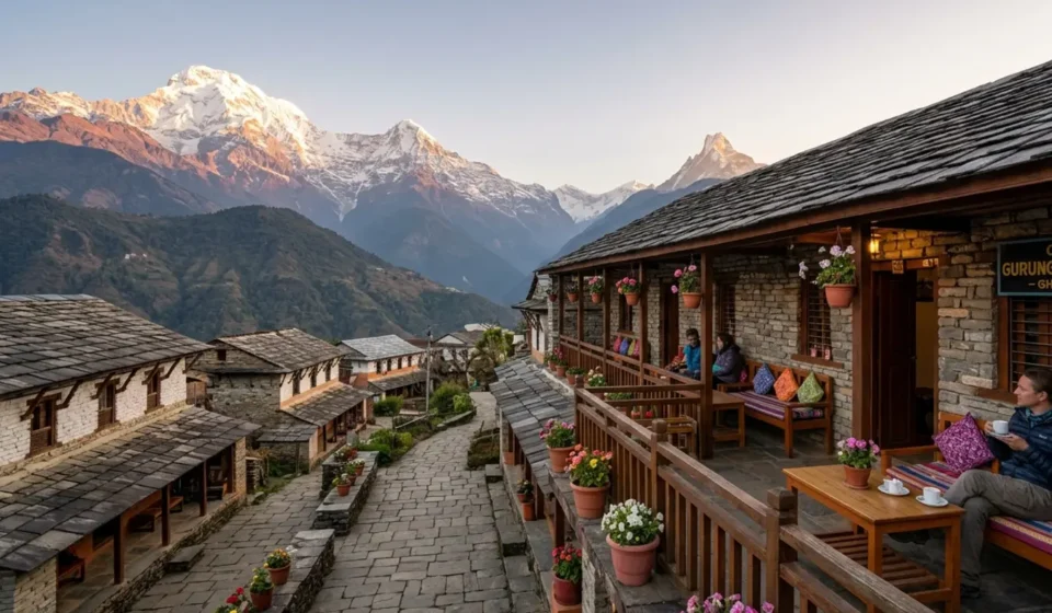 remote work in Ghandruk Nepal